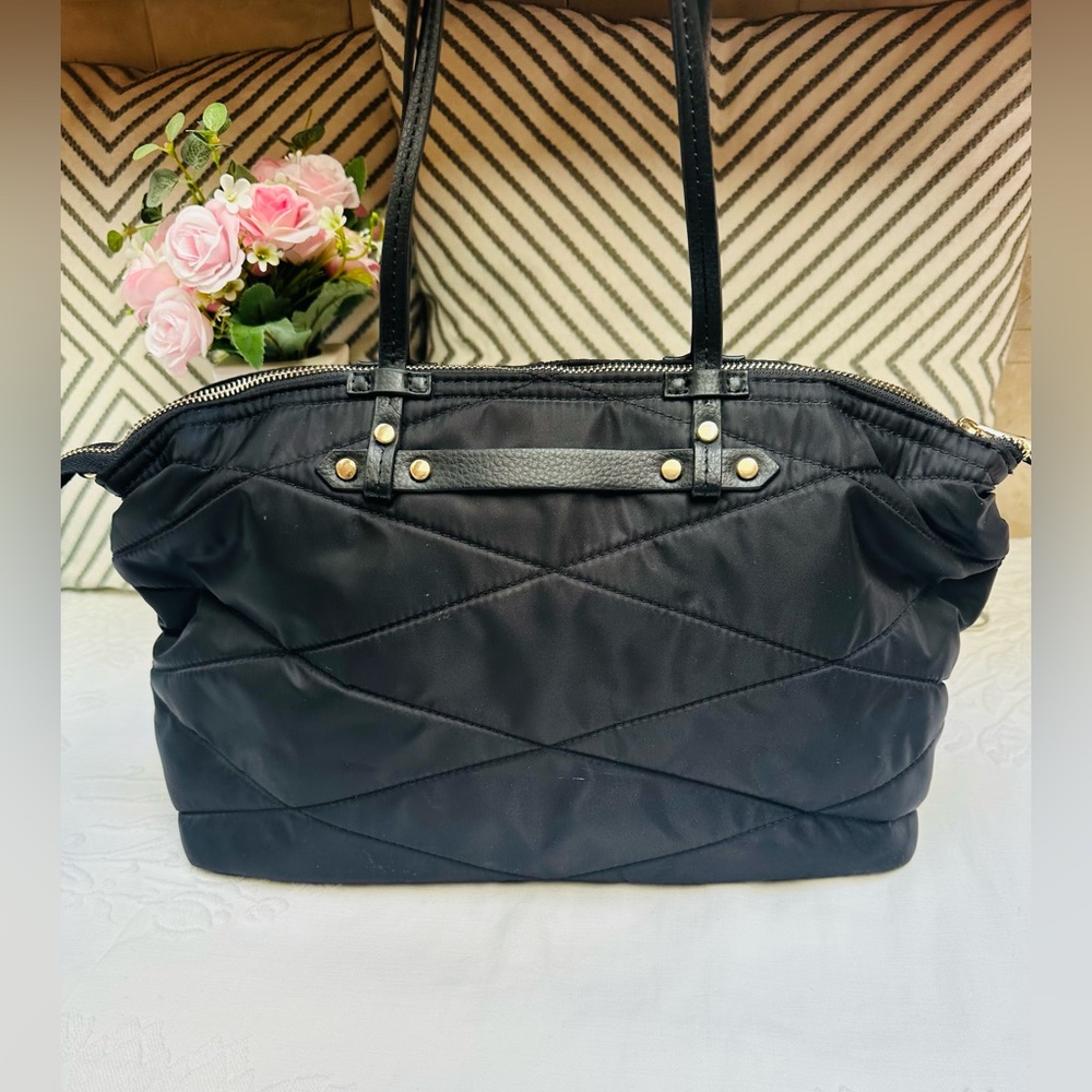 Zara Black Nylon Shoulder Bag